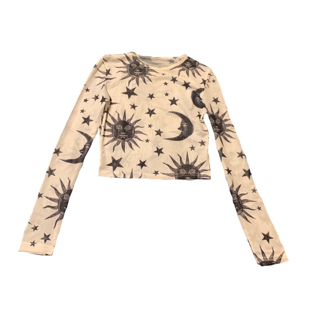 Celestial Mesh Top